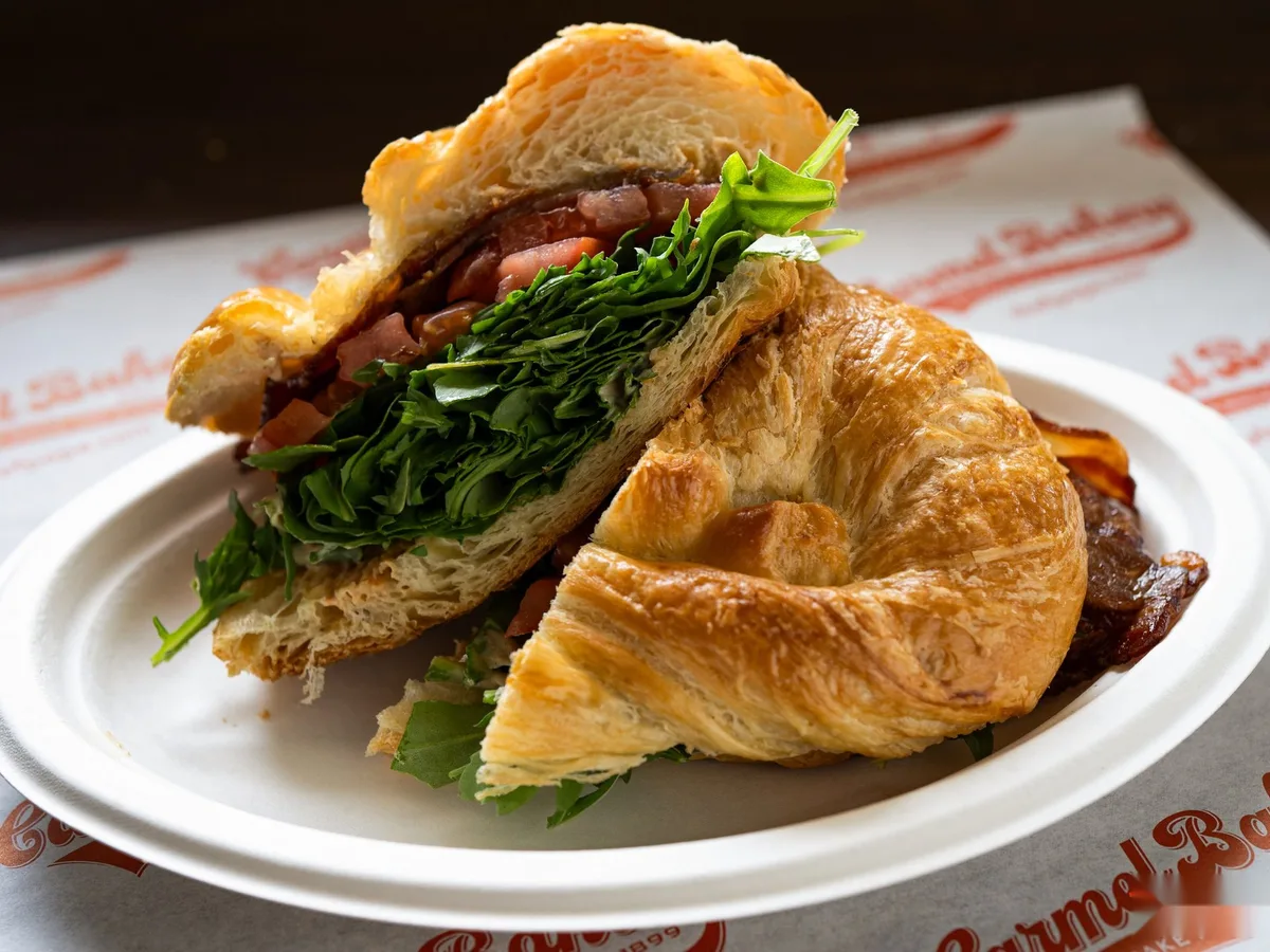 The B.L.T. on a croissant